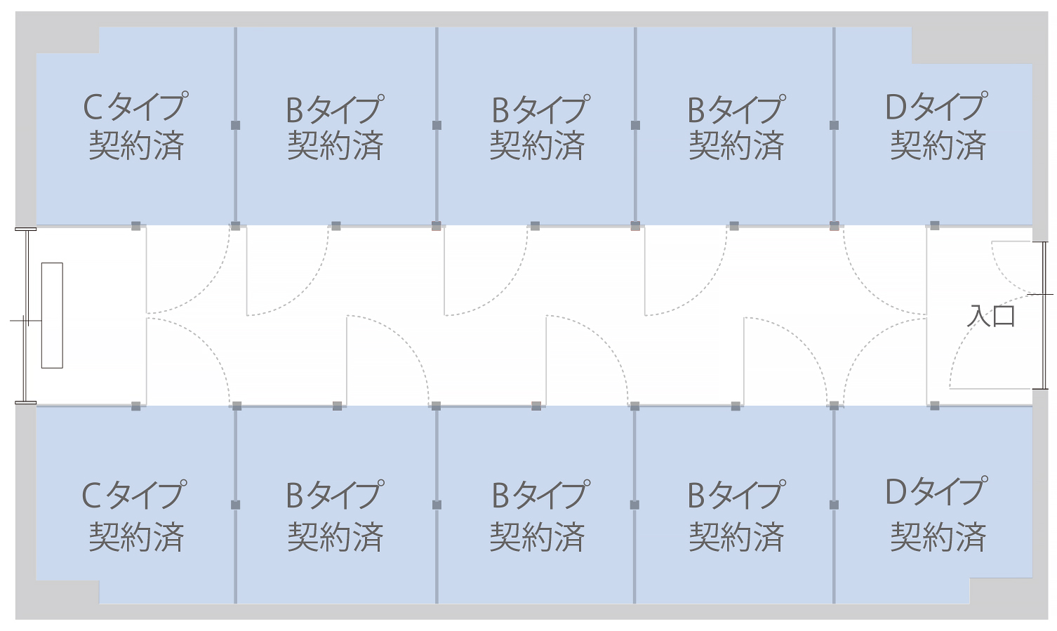 レンタル倉庫見取り図