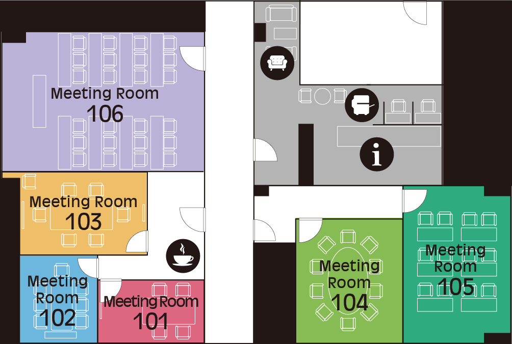 レンタル会議室間取り図