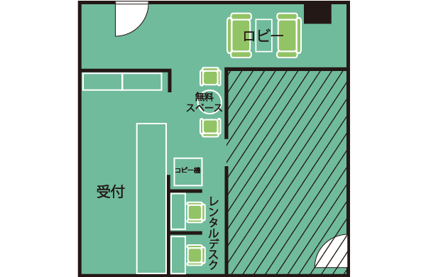 受付間取り図